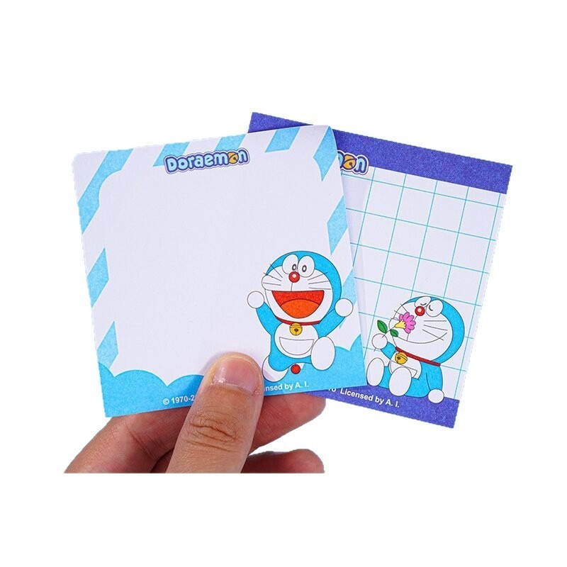 Memo Pad Sticky - 4 szt. Samoprzylepne karteczki Doraemon, artykuły