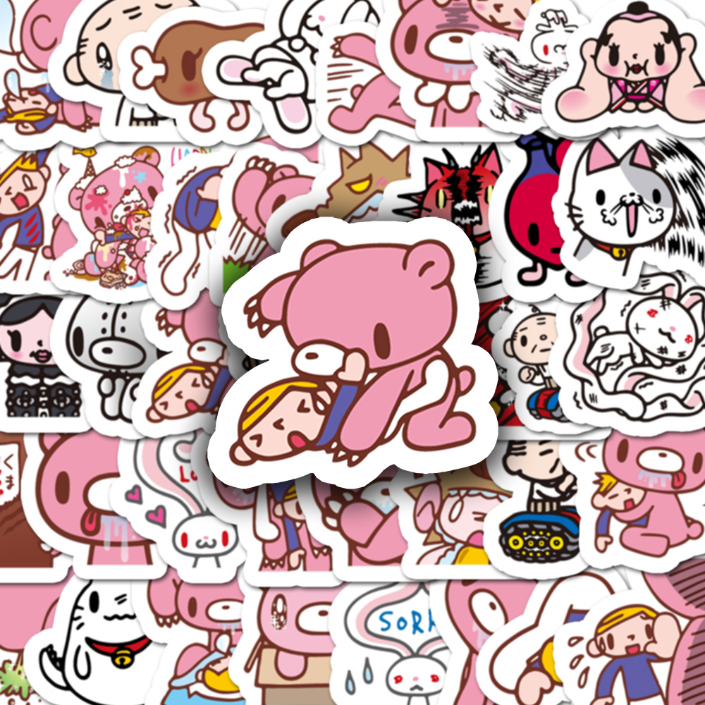 Memo Pad Sticky - 40 szt. Naklejki z kreskówkowym Smutnym