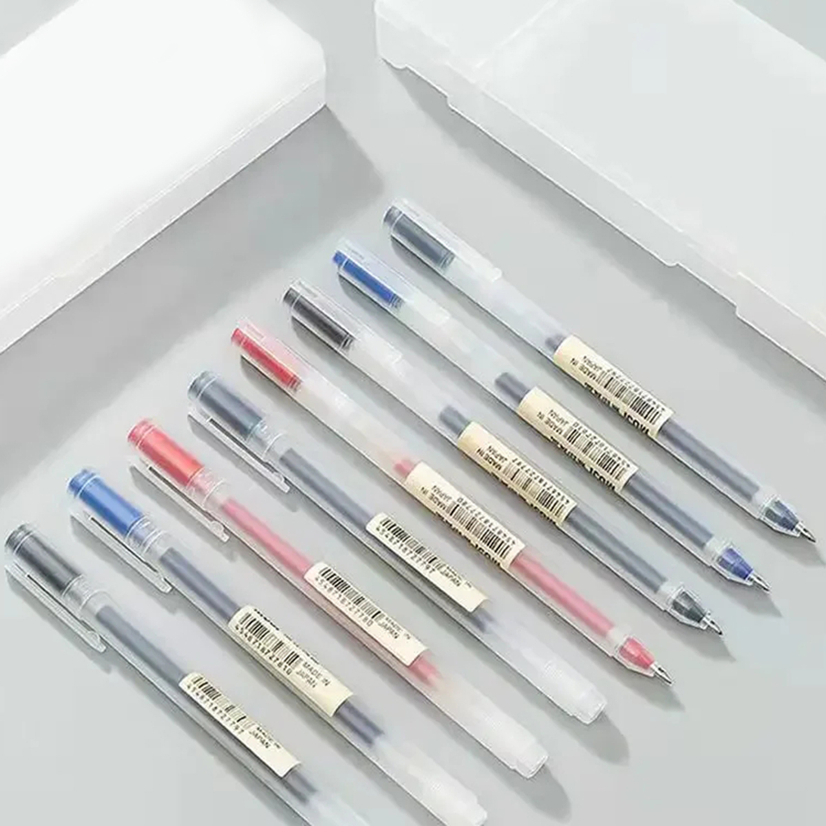 Muji Stationery Gel Pen - 3-6 sztuk/zestaw 0.38mm Kawaii MUJIs długopis