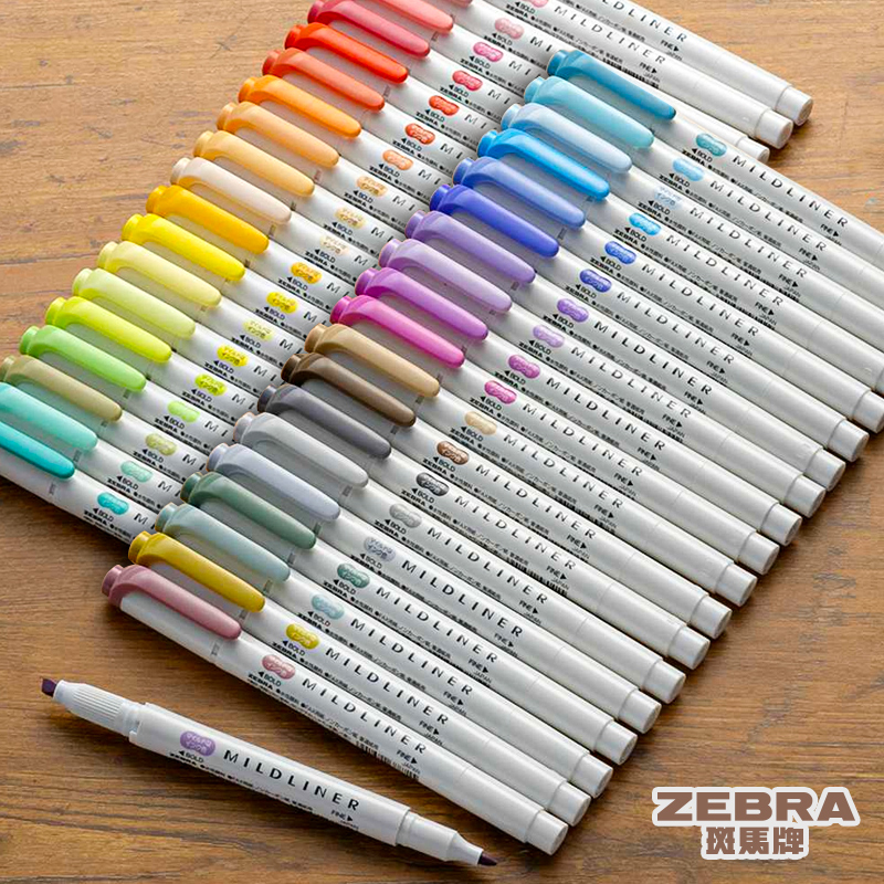 Zebra Pen Mildliner - Zebra Mildliner Zakreślacze, 5/10/25/35/40 Różne kolory