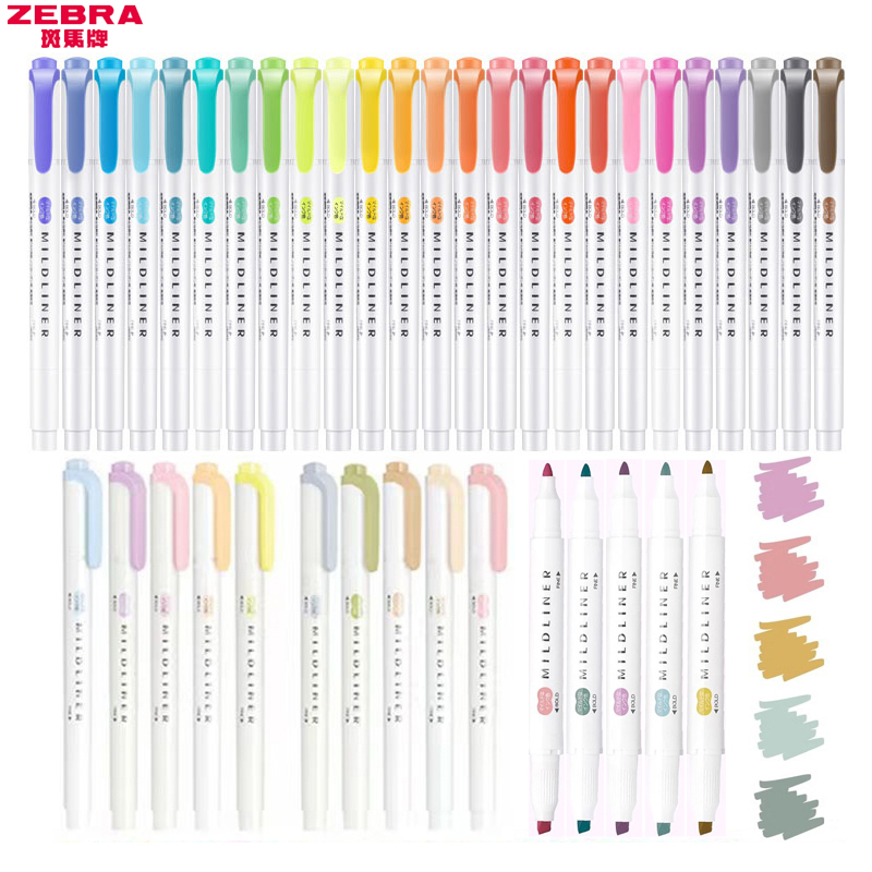 Zebra Pen Sarasa - 1/3 szt. ZEBRA MILDLINER WKT7 zakreślacze,