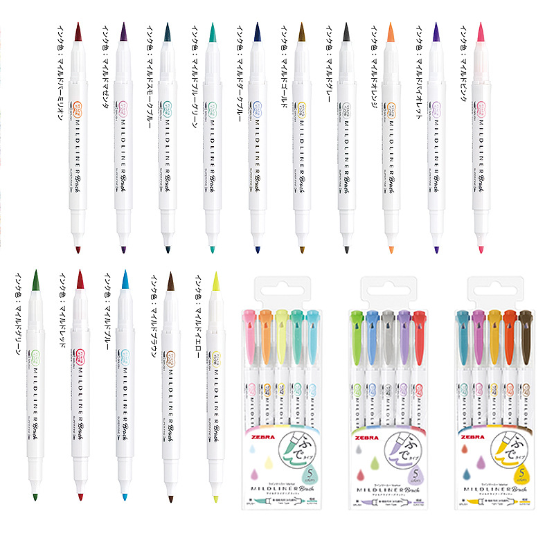 25 kolorów ZEBRA Mildliner zak – Zebra Pen Mildliner recenzja i cena