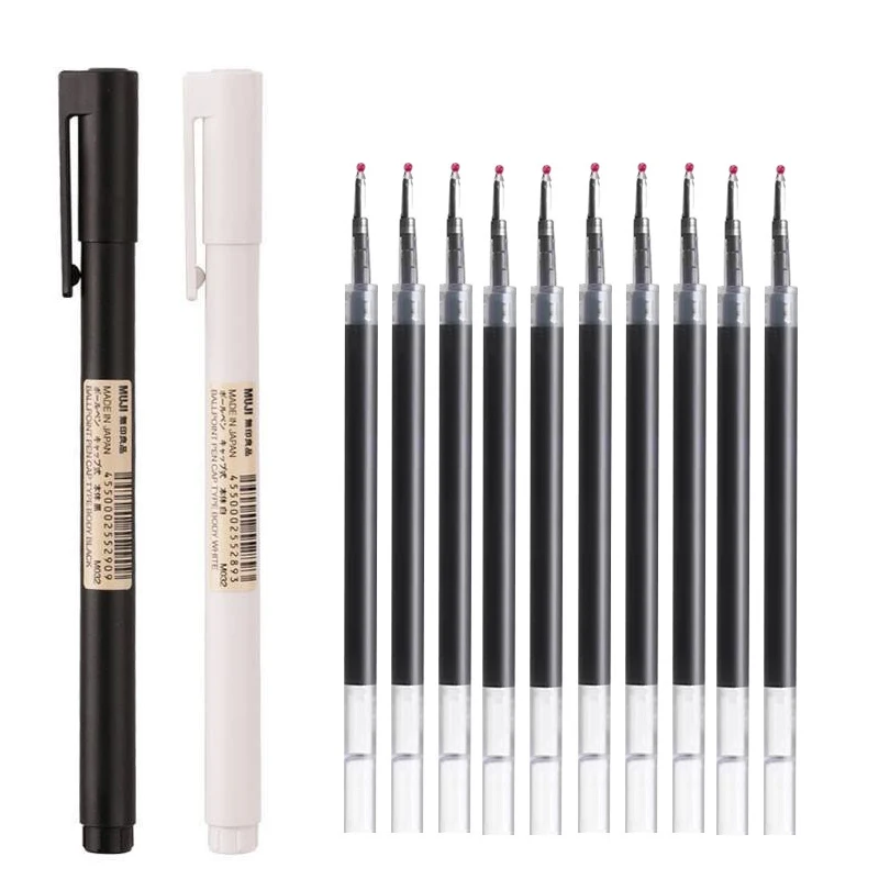 Zestaw wkładów do długopisów ż – Muji Stationery Gel Pen recenzja i cena