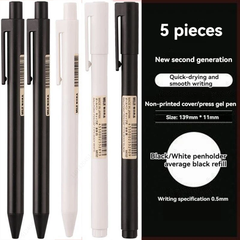 Zestaw wkładów do długopisów ż – Muji Stationery Gel Pen recenzja i cena