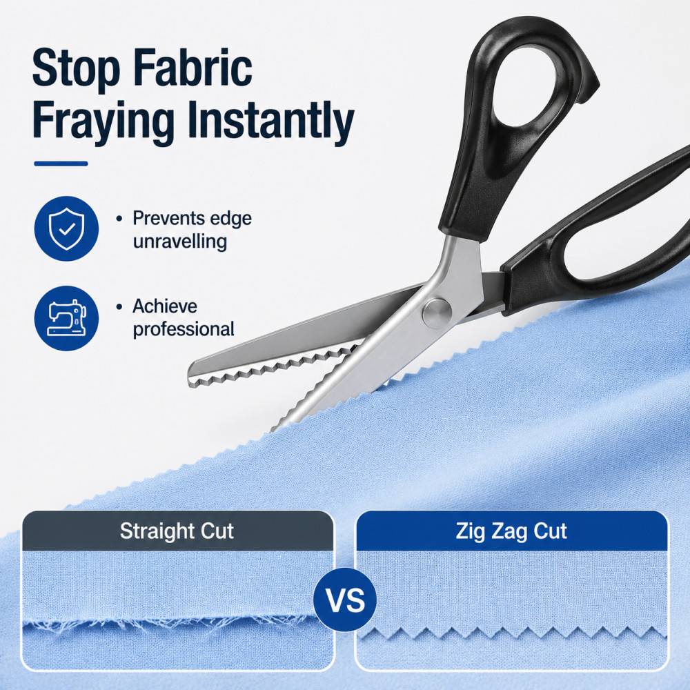 Nożyce zygzak ze stali nierdze – Scissors Stainless Craft recenzja i cena