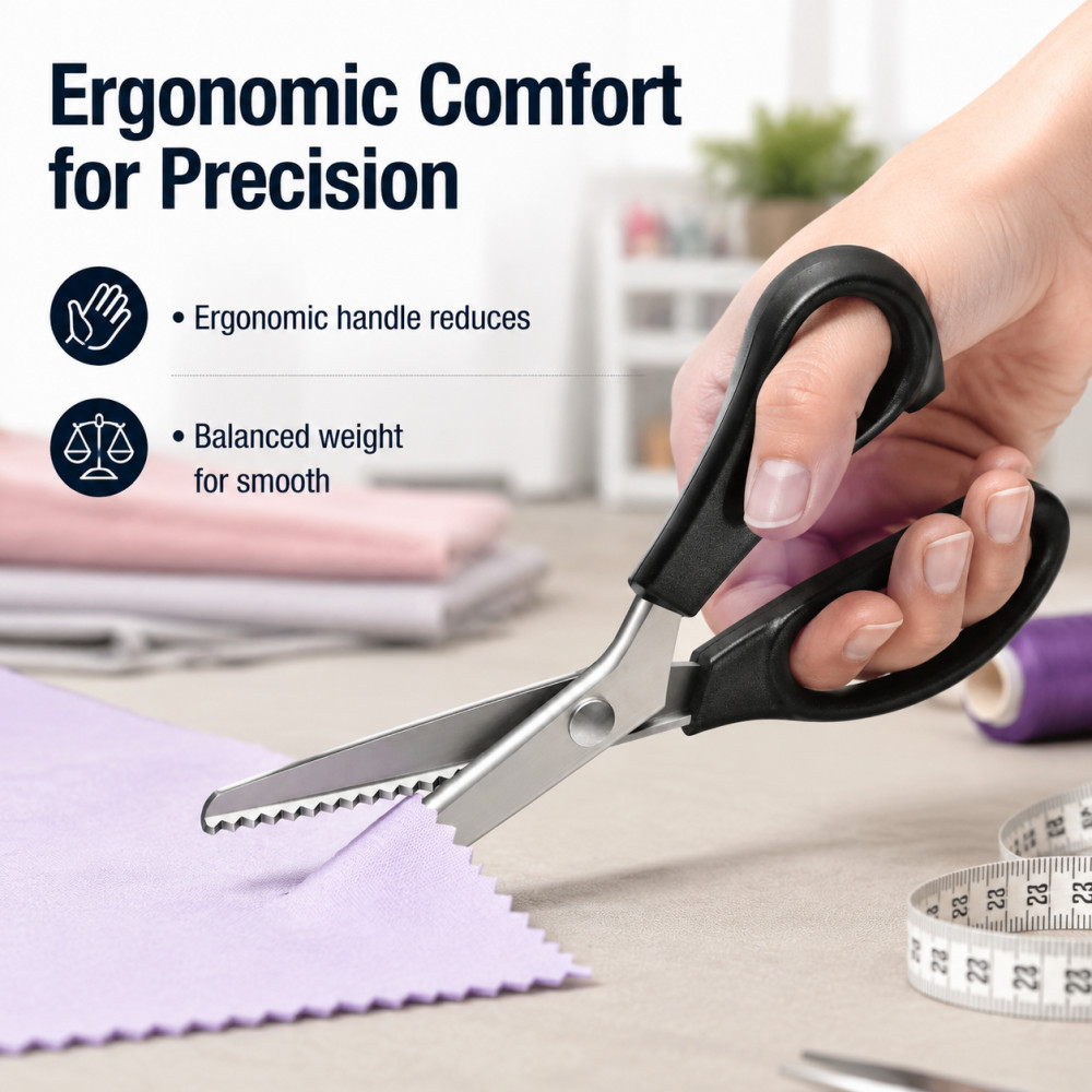 Nożyce zygzak ze stali nierdze – Scissors Stainless Craft recenzja i cena