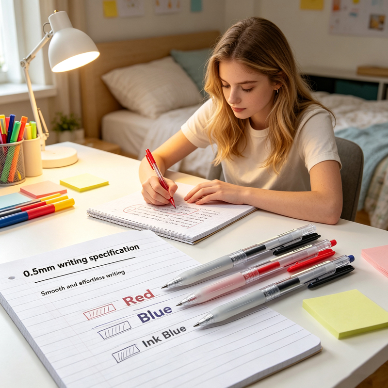 Długopisy żelowe MUJI z wysuwa – Muji Stationery Gel Pen recenzja i cena