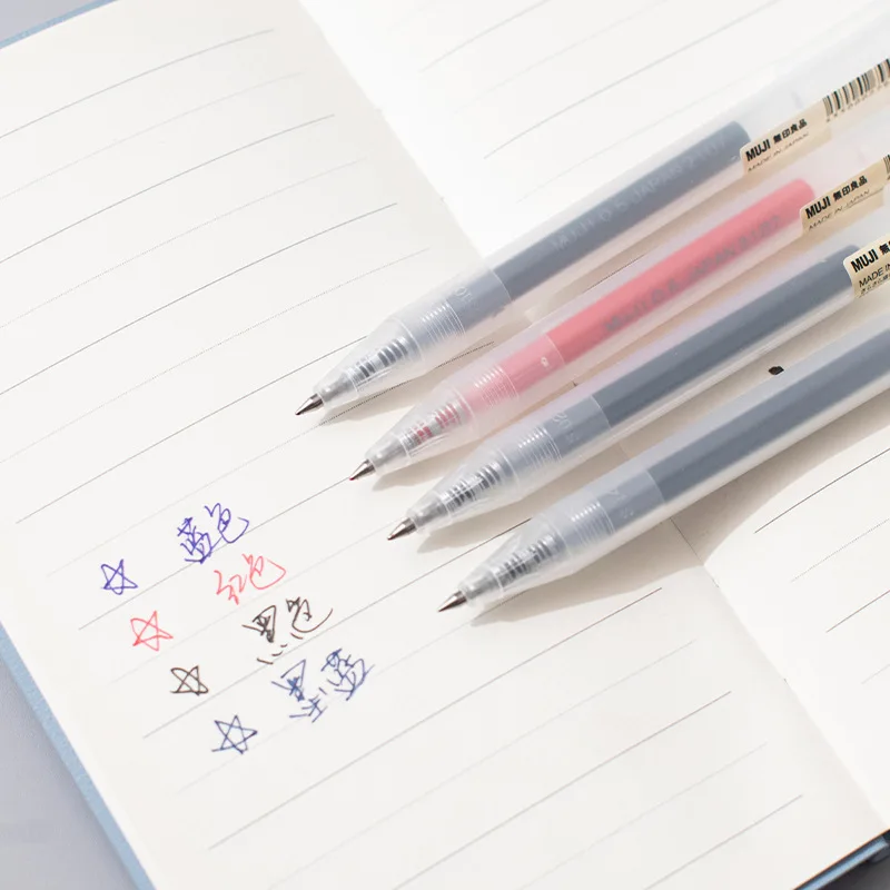 1/3 sztuk/zestaw Kawaii MUJIs  – Muji Stationery Gel Pen recenzja i cena