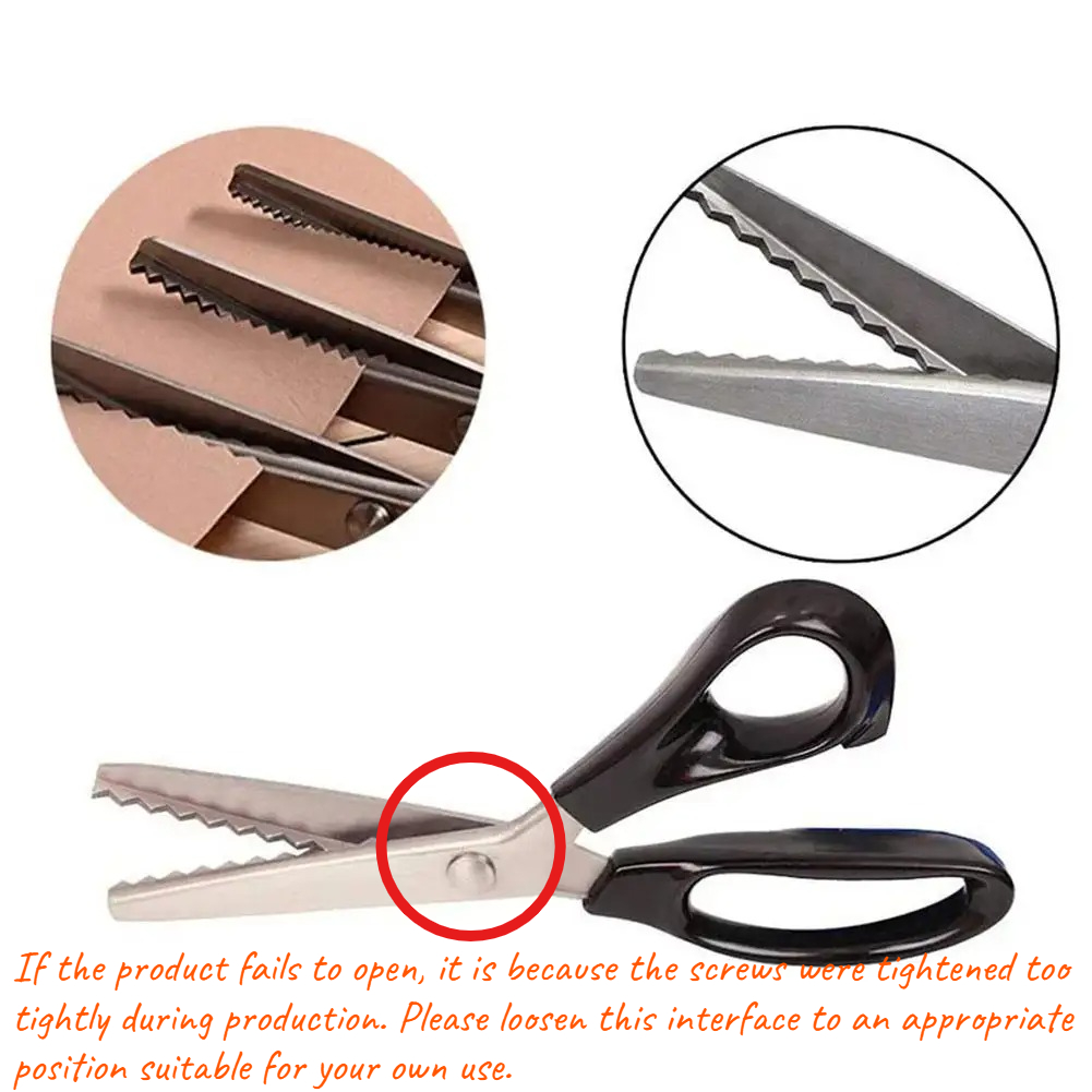 Nożyczki faliste ze stali nier – Scissors Stainless Craft recenzja i cena