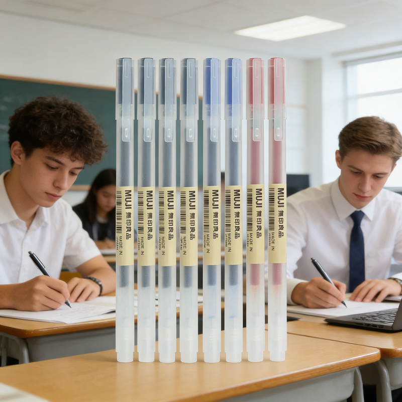 6/8 szt. długopisów żelowych w – Muji Stationery Gel Pen recenzja i cena