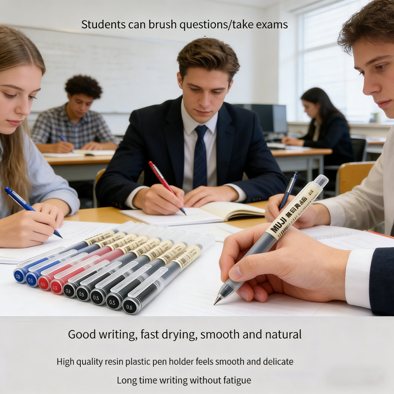 6/8 szt. długopisów żelowych w – Muji Stationery Gel Pen recenzja i cena